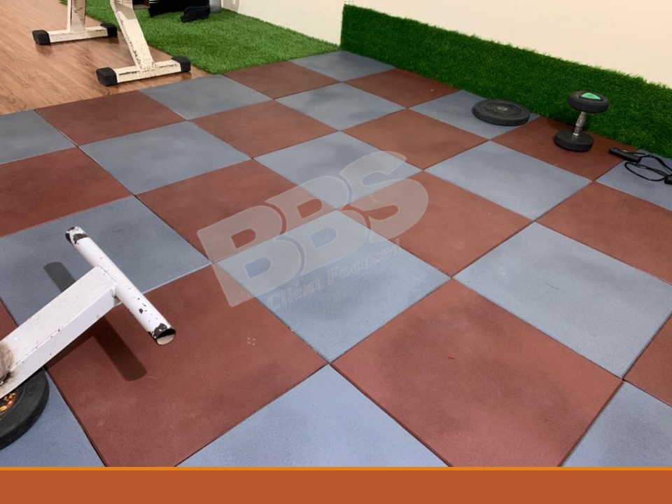 V Groove Rubber Tiles Provider in Mohali